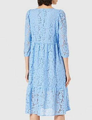 Noa Noa Spitzenkleid in A-Linie, Blau