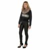 Oakwood Pandora Damen Lederhose, Schwarz