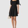 PINKO ASSOLTO A-Linien-Kleid, Schwarz