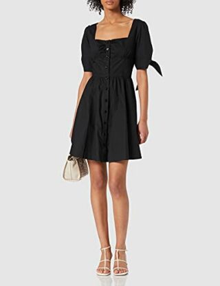 PINKO ASSOLTO A-Linien-Kleid, Schwarz