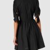 PINKO ASSOLTO A-Linien-Kleid, Schwarz