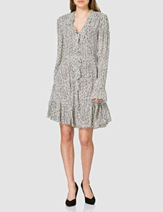 PINKO ASTUTO Ausgestelltes Kleid, Schwarz