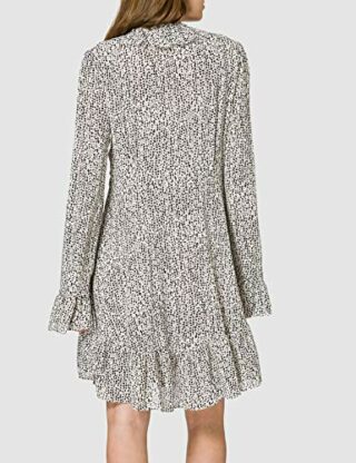 PINKO ASTUTO Ausgestelltes Kleid, Schwarz