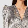 PINKO CICLONE Abendkleid, Silber