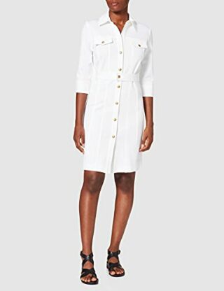 PINKO INQUIETO Sommerkleid, Weiß