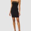 PINKO OVVIO Cocktailkleid, Schwarz