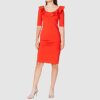 PINKO TREMULO Cocktailkleid, Rot