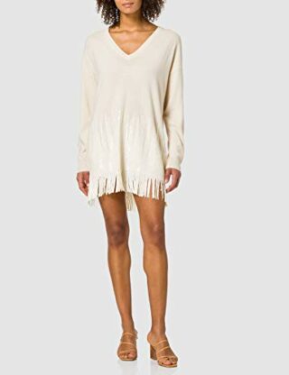 PINKO Tennis Strickkleid, Beige
