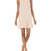 Parker Allegra Ärmelloses Minikleid mit Perlen, Pink