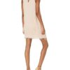 Parker Allegra Ärmelloses Minikleid mit Perlen, Pink