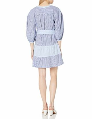 Parker C9A5997CTS Ausgestelltes Kleid, Blau