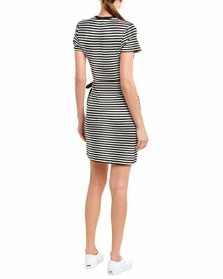 Parker Hermosa Minikleid mit Rundhalsausschnitt, Schwarz