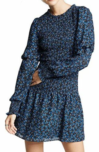 Parker Lilly Mini Kleid mit Blumenmuster, Grün