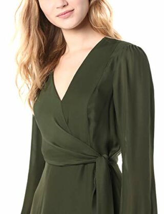 Parker Miles Minikleid mit langen Ärmeln, Grün