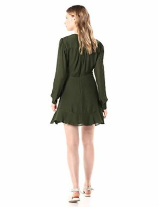 Parker Miles Minikleid mit langen Ärmeln, Grün