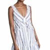 Parker Paradise Ärmelloses Minikleid mit V-Ausschnitt, Blau