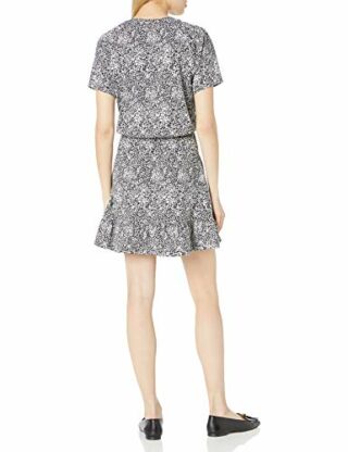 Parker Pull On Minikleid mit Blumenmuster, Blau