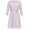 Patrizia Pepe A-Linien-Kleid mit 3/4-Arm, Lila