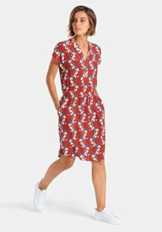 Peter Hahn Abendkleid, Rot