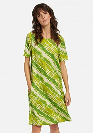 Peter Hahn Jerseykleid, Grün