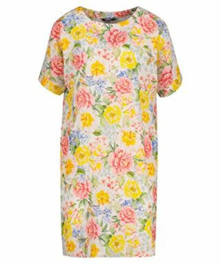 Princess goes Hollywood Leinenkleid Kurzarm, Gelb