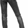 RICANO 9809 Damen Lederhose, Schwarz