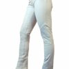 RICANO Donna Damen Lederhose, Weiss