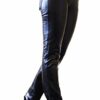 RICANO Dorin Damen Lederhose, Schwarz