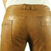 RICANO FRANKLIN Herren Lederhose, Braun