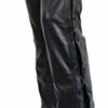 RICANO S/L Cow Waxy, Herren Lederhose mit Schnürung, Schwarz