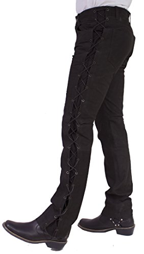 RICANO S/L NUBUK Herren Schnür-Lederhose, Braun