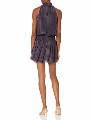 Ramy Brook Ärmelloses Minikleid mit Geo-Print, Rot