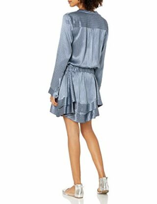 Ramy Brook Alanis Gestreiftes Minikleid, Blau