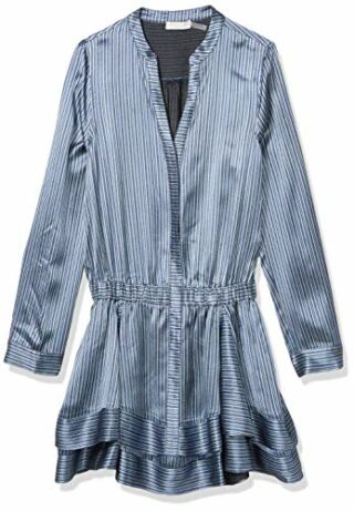 Ramy Brook Alanis Gestreiftes Minikleid, Blau