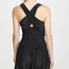 Ramy Brook Mishka Ärmelloses Minikleid, Schwarz