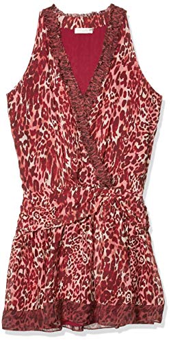 Ramy Brook WINSTEN Minikleid mit Leopardenmuster, Rot Ramy Brook WINSTEN Minikleid mit Leopardenmuster, Rot