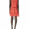 Ramy Brook Wolfe Crimson Ärmelloses Minikleid, Orange