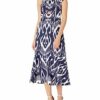 Rebecca Taylor Ärmelloses Leinenkleid, Blau