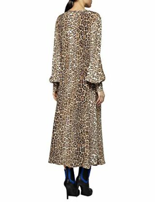Replay W9506.000.71824 Strickkleid, Schwarz