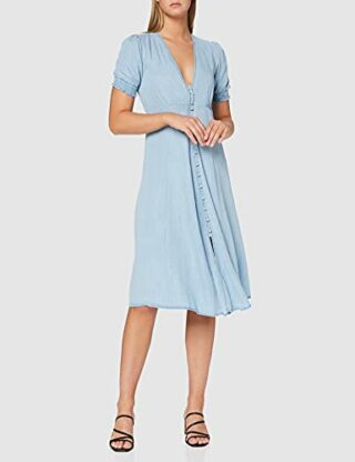 Replay W9638 Midikleid, Blau