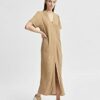 SELECTED FEMME Female Maxikleid, Beige