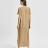 SELECTED FEMME Female Maxikleid, Beige