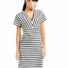 Saint James Jerseykleid mit Streifen, Blau