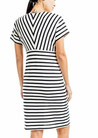 Saint James Jerseykleid mit Streifen, Blau