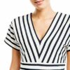 Saint James Jerseykleid mit Streifen, Blau