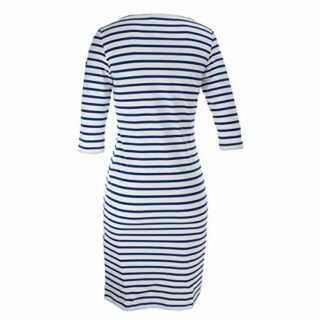 Saint James Propriano II Streifenkleid, Blau