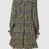 Scotch & Soda Maison A-Linien-Kleid mit Rüschen, Grün