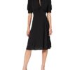 Scotch & Soda Maison Kurzärmliges T-Shirt Kleid, Schwarz