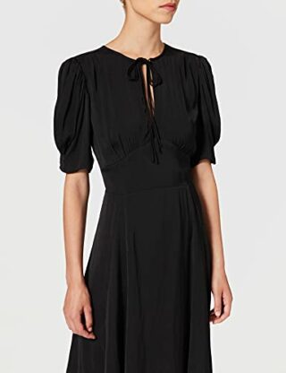 Scotch & Soda Maison Kurzärmliges T-Shirt Kleid, Schwarz
