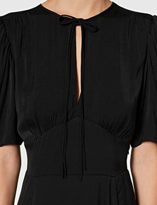 Scotch & Soda Maison Kurzärmliges T-Shirt Kleid, Schwarz